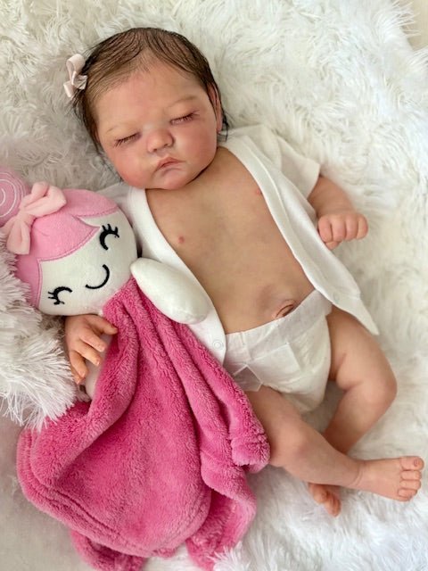 Haven – Limited Edition Sleeping Newborn Reborn Baby Girl by Shelby Hammond | Sculpt by Izzy Zhao - Keepsake Cuties Nursery