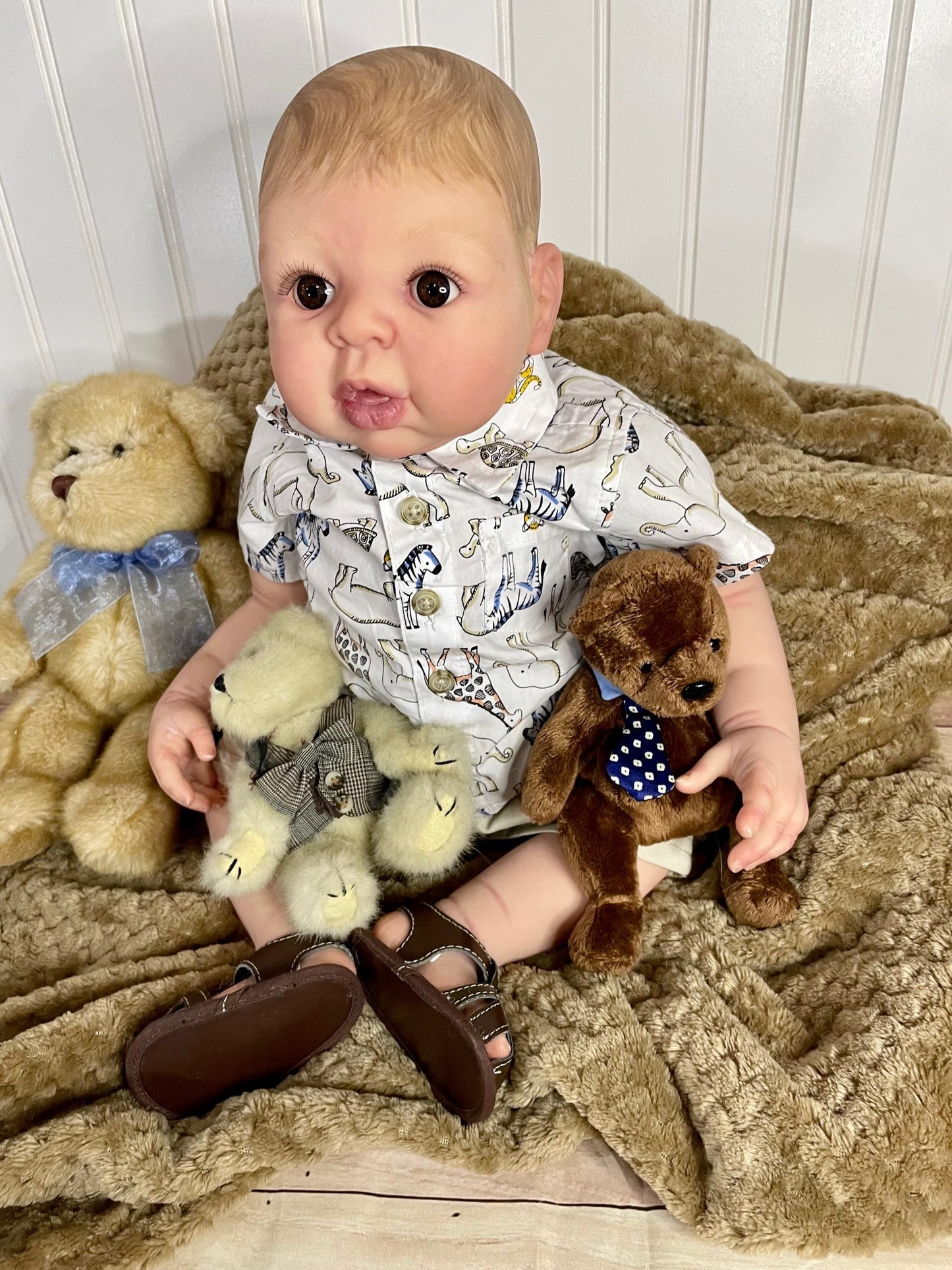 Reborn Baby Doll - Rosanne by Adrie Stoete - Keepsake Cuties Nursery