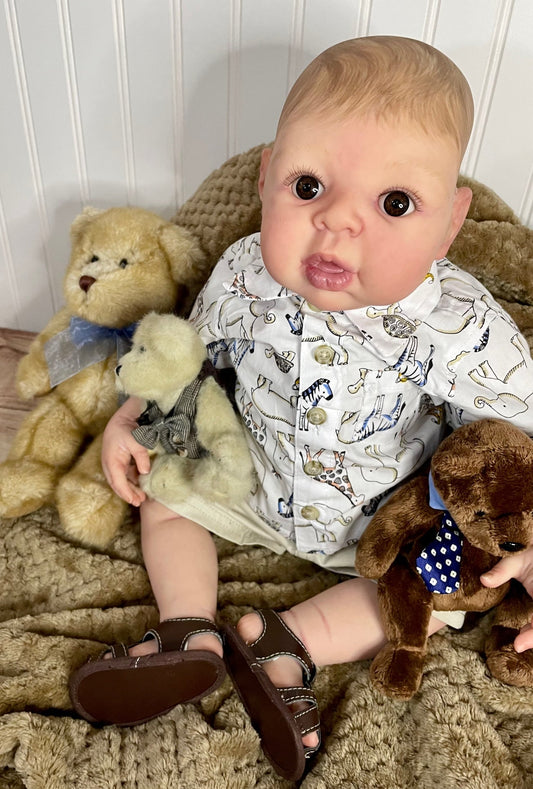 Reborn Baby Doll - Rosanne by Adrie Stoete - Keepsake Cuties Nursery