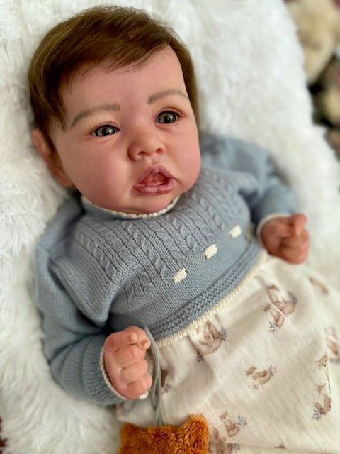 Reborn Baby Doll - Saskia by Bonnie Brown - Keepsake Cuties Nursery