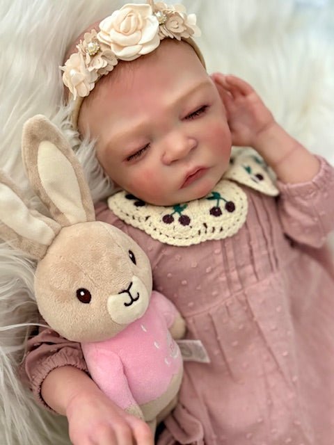Reborn Doll - Sweet Pea Alseep by Laura Lee Eagles, Authentic - Keepsake Cuties Nursery