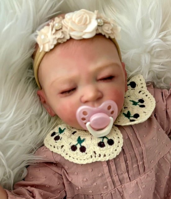 Reborn Doll - Sweet Pea Alseep by Laura Lee Eagles, Authentic - Keepsake Cuties Nursery