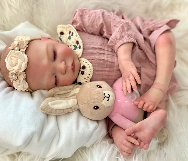 Reborn Doll - Sweet Pea Alseep by Laura Lee Eagles, Authentic - Keepsake Cuties Nursery