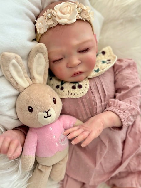 Reborn Doll - Sweet Pea Alseep by Laura Lee Eagles, Authentic - Keepsake Cuties Nursery