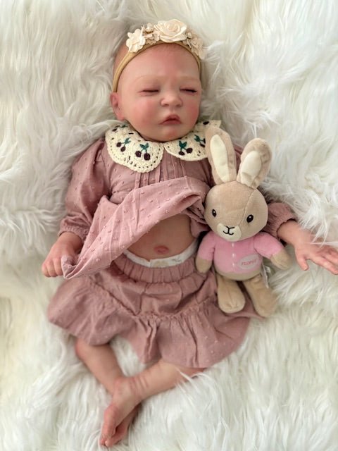 Reborn Doll - Sweet Pea Alseep by Laura Lee Eagles, Authentic - Keepsake Cuties Nursery