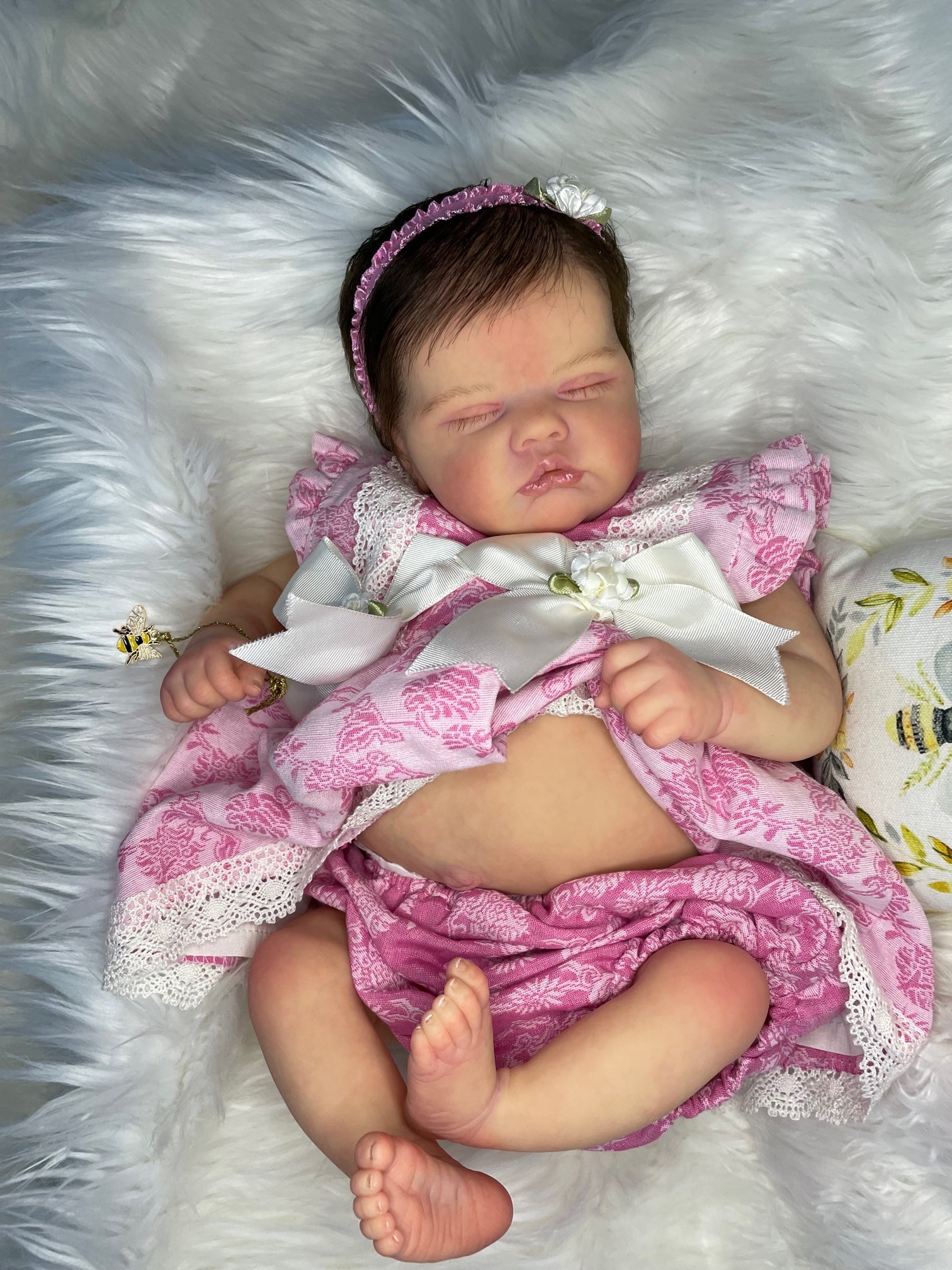 Quinbee by Laura Lee Eagles Custom Order Reborn Doll - Keepsake Cuties Nursery