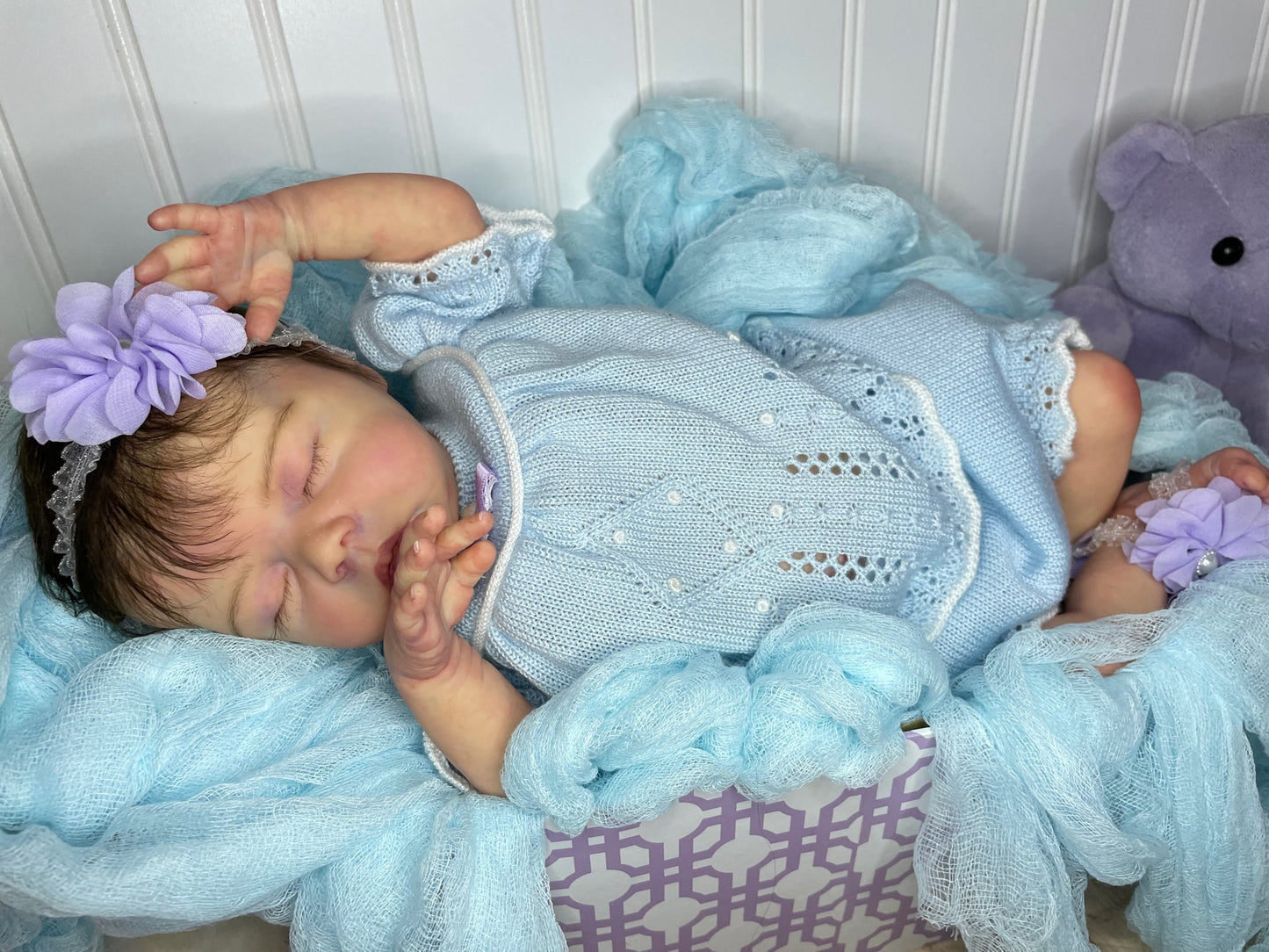 Reborn Baby Delilah by Nikki Johnston - Keepsake Cuties Nursery