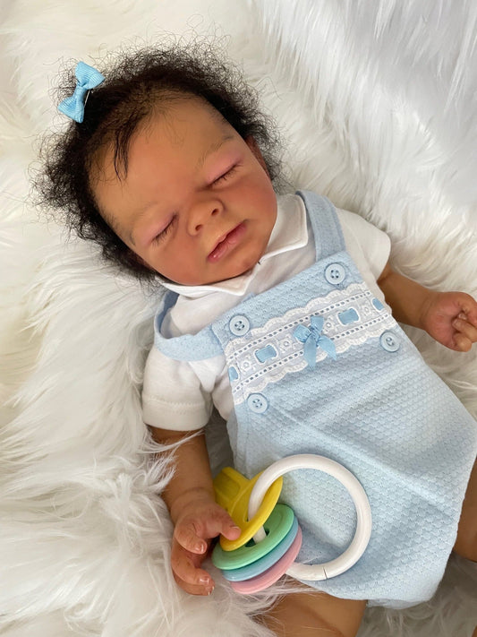 Reborn Baby Doll - Gideon by Dawn Mcleod - Keepsake Cuties Nursery