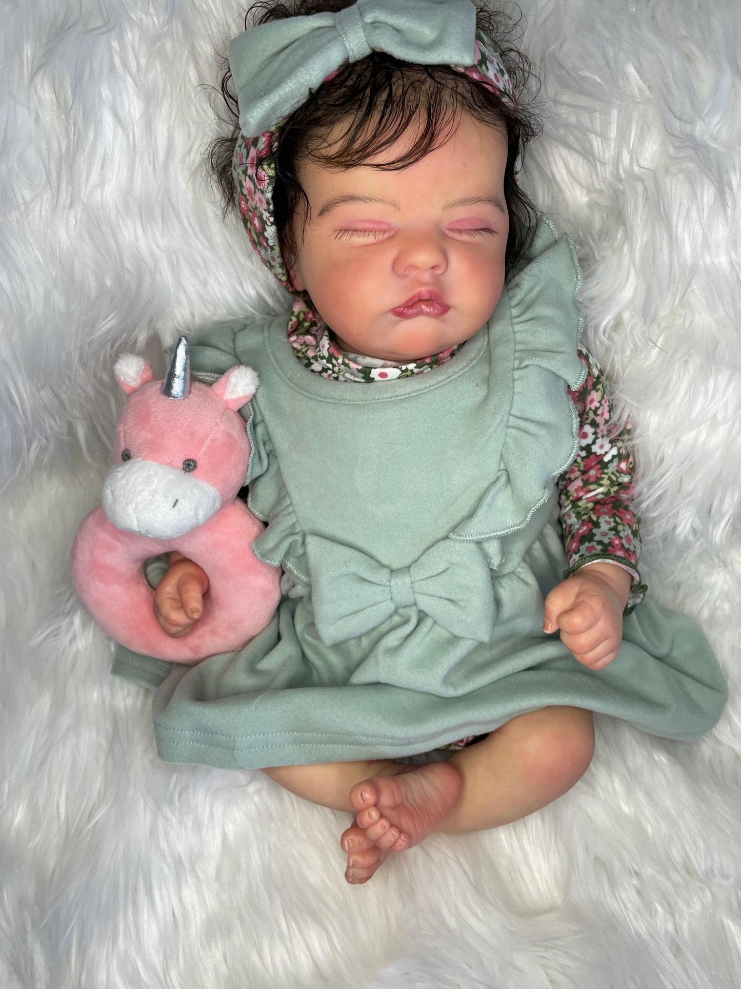 Reborn Baby Doll - Quinbee by Laura Lee Eagles - Keepsake Cuties Nursery