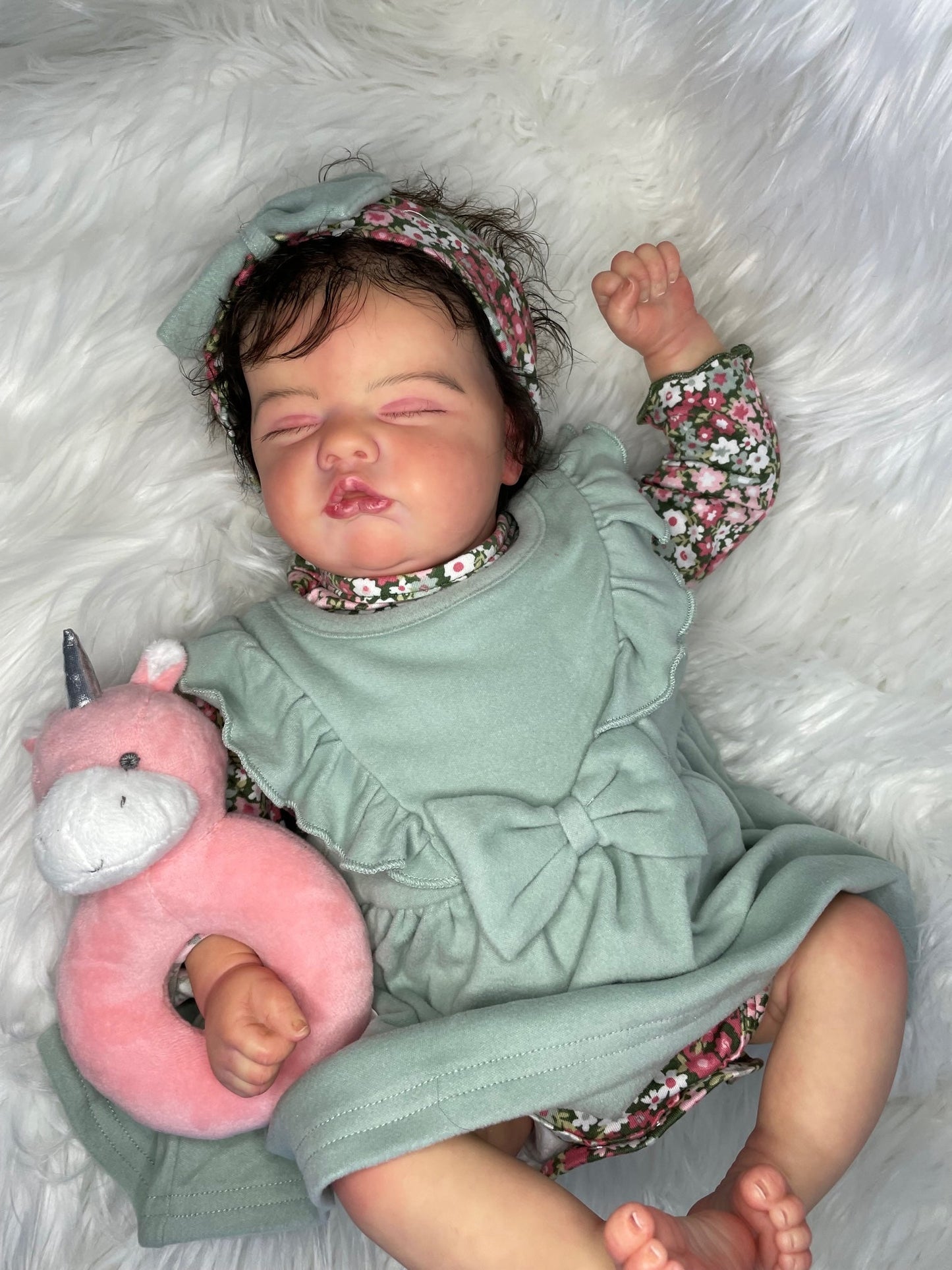 Reborn Baby Doll - Quinbee by Laura Lee Eagles - Keepsake Cuties Nursery