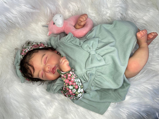 Reborn Baby Doll - Quinbee by Laura Lee Eagles - Keepsake Cuties Nursery