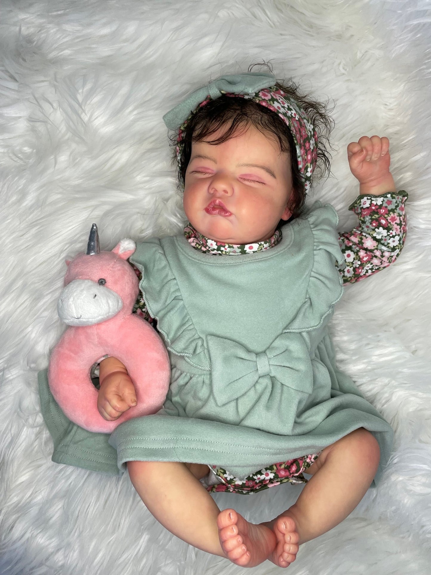 Reborn Baby Doll - Quinbee by Laura Lee Eagles - Keepsake Cuties Nursery