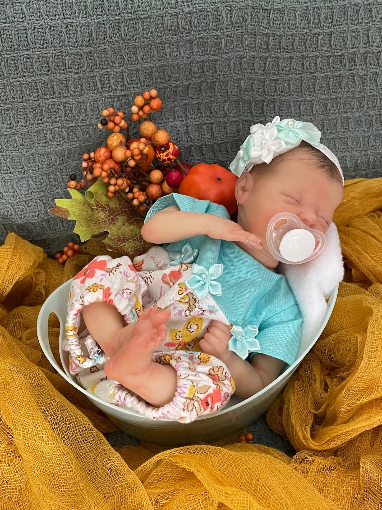 Reborn Baby Doll, Wee Mouse by Laura Lee Eagles - Keepsake Cuties Nursery