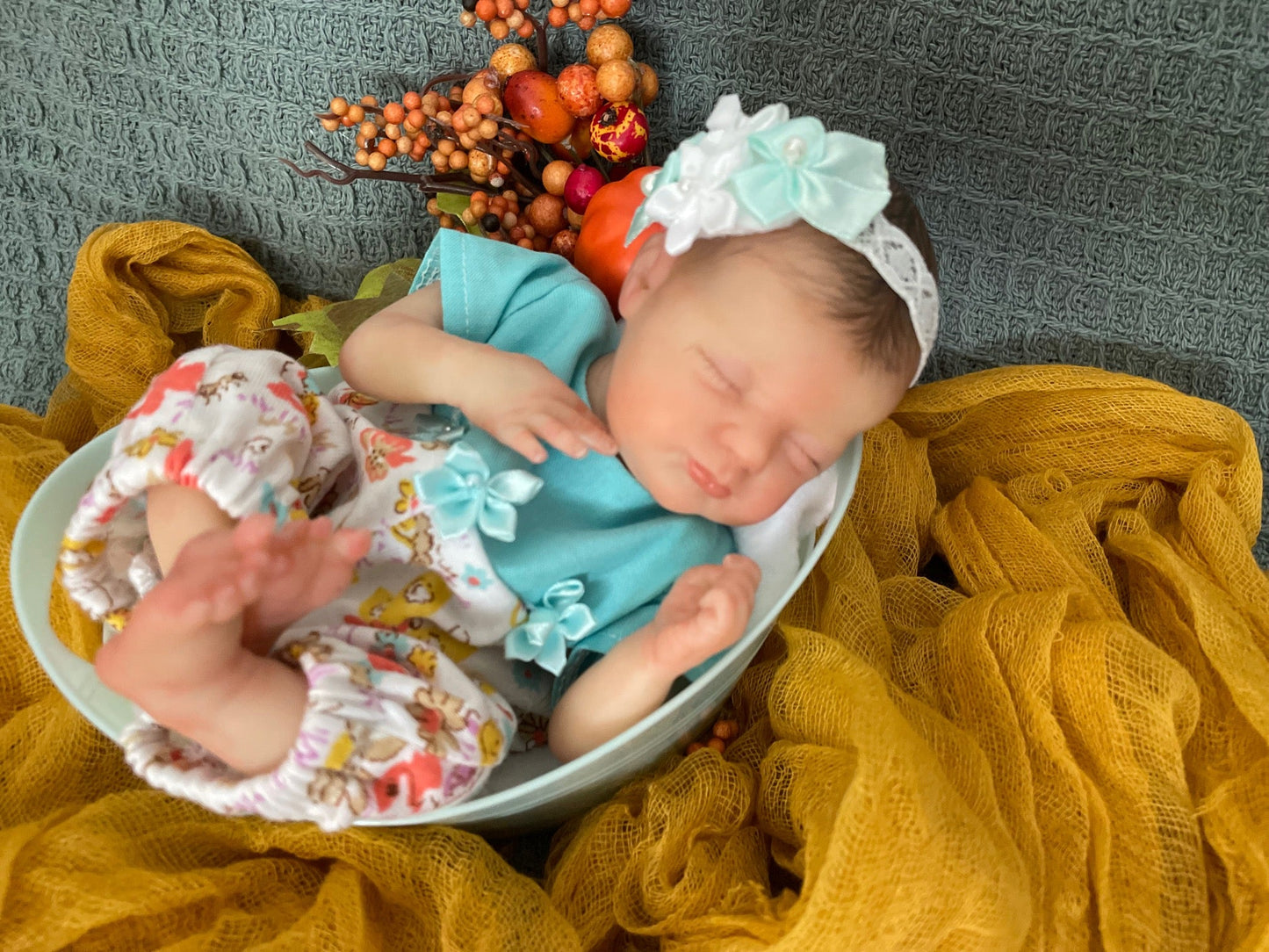 Reborn Baby Doll, Wee Mouse by Laura Lee Eagles - Keepsake Cuties Nursery