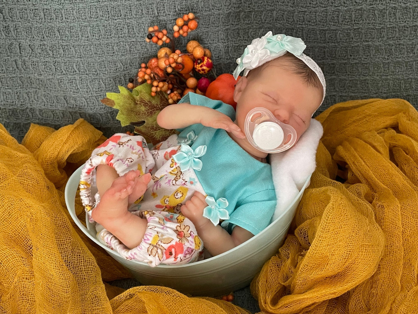 Reborn Baby Doll, Wee Mouse by Laura Lee Eagles - Keepsake Cuties Nursery