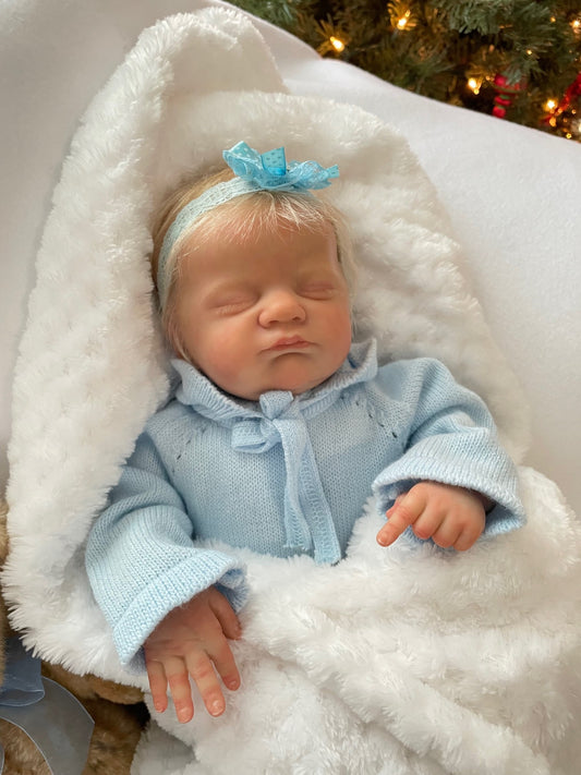 Reborn Baby Girl - Evie by Laura Lee Eagles - Keepsake Cuties Nursery