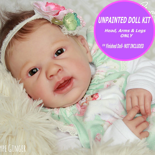 Reborn Doll Kit - Ginger - Keepsake Cuties Nursery
