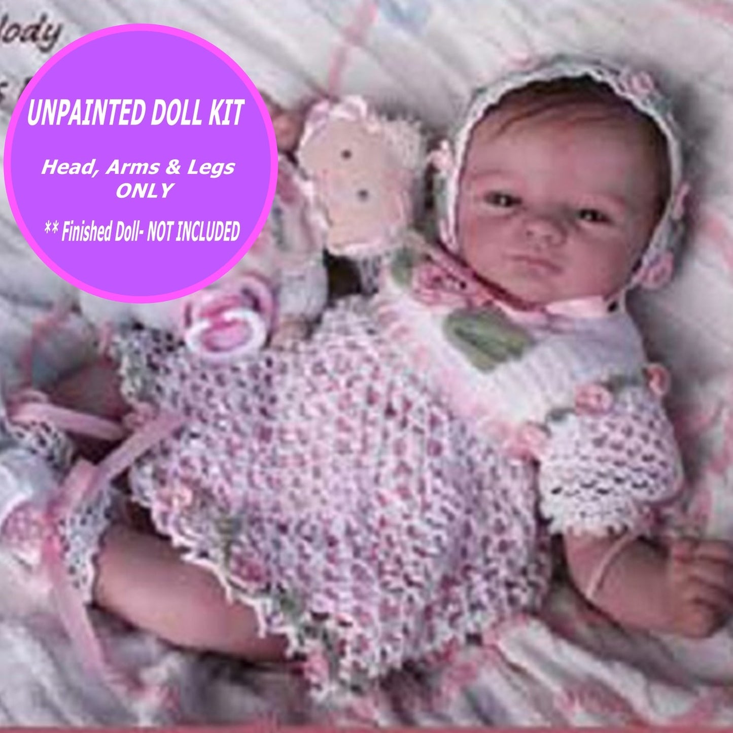 Reborn Doll Kit - Moby - Keepsake Cuties Nursery