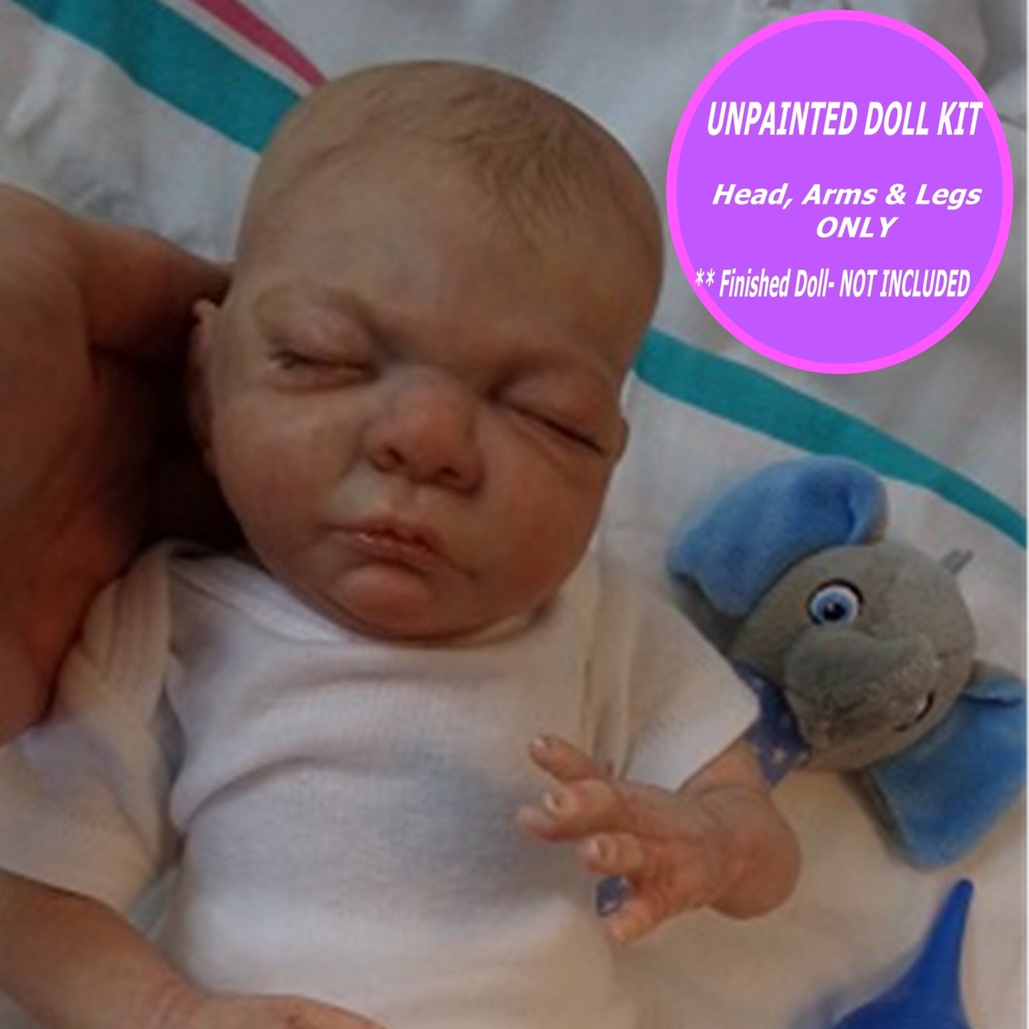Reborn Doll Kit - Rosebud - Keepsake Cuties Nursery