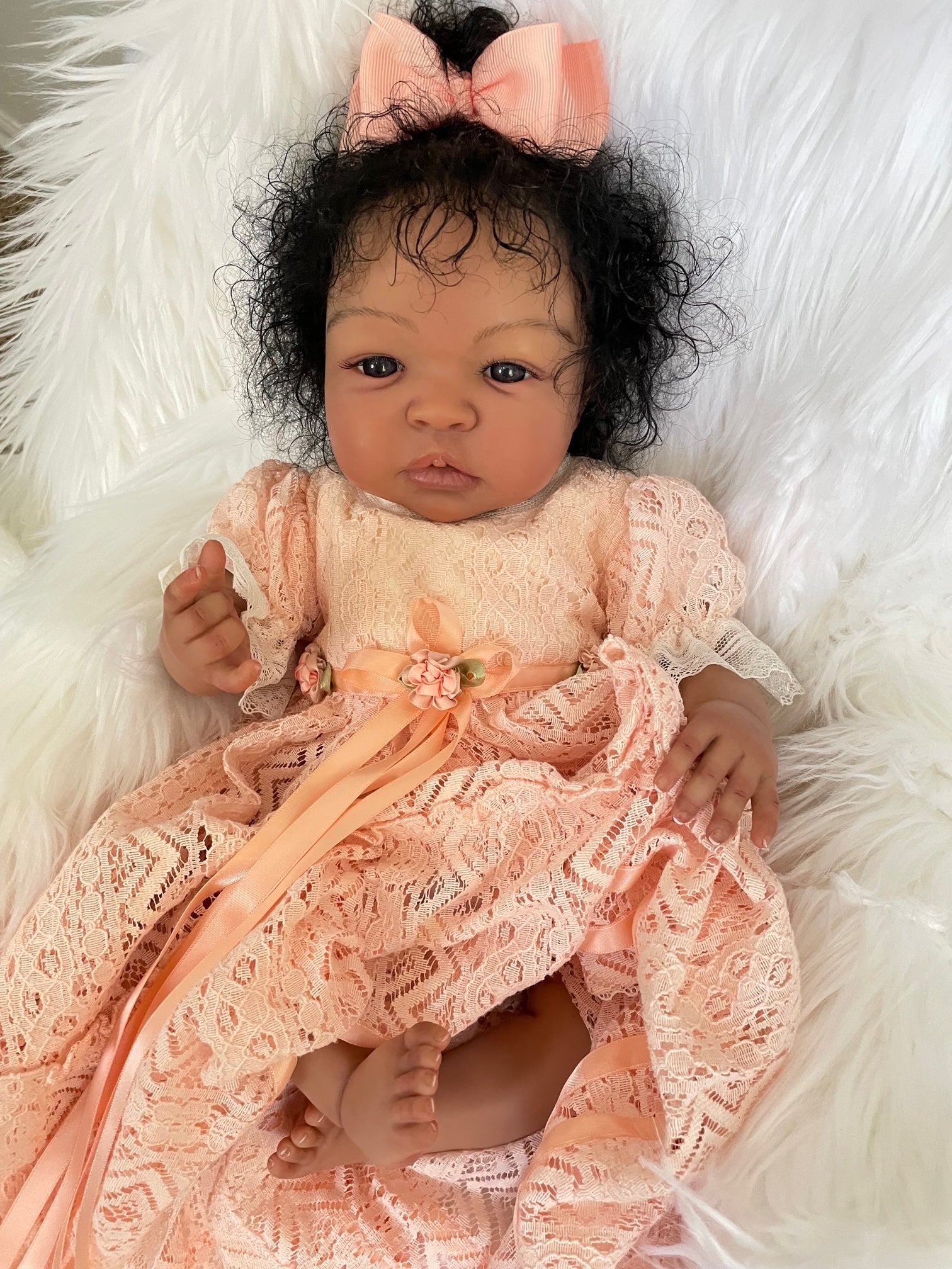 Reborn Baby Dolls - African American Vinyl, Shyann 2