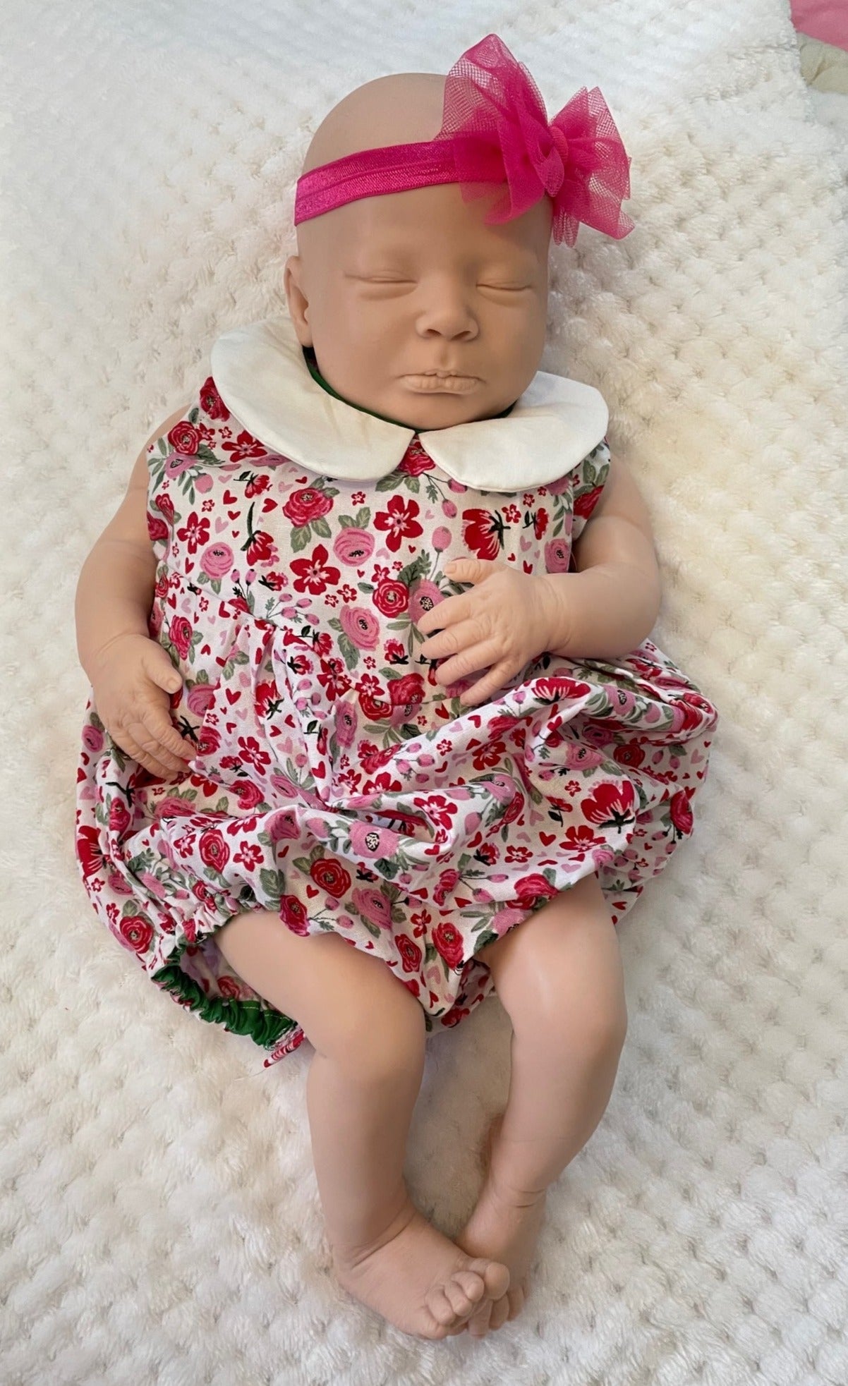 custom order Silicone baby doll by Keepsake Cuties Nursery