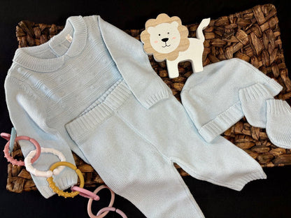 Baby Knit 4 piece Outfit - Keepsake Cuties Nursery