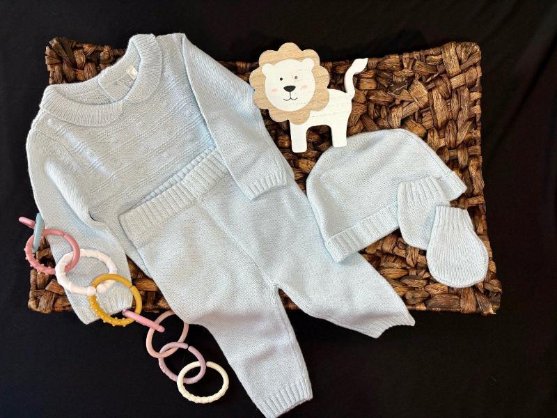 Baby Knit 4 piece Outfit - Keepsake Cuties Nursery