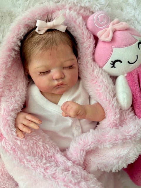Haven – Limited Edition Sleeping Newborn Reborn Baby Girl by Shelby Hammond | Sculpt by Izzy Zhao - Keepsake Cuties Nursery