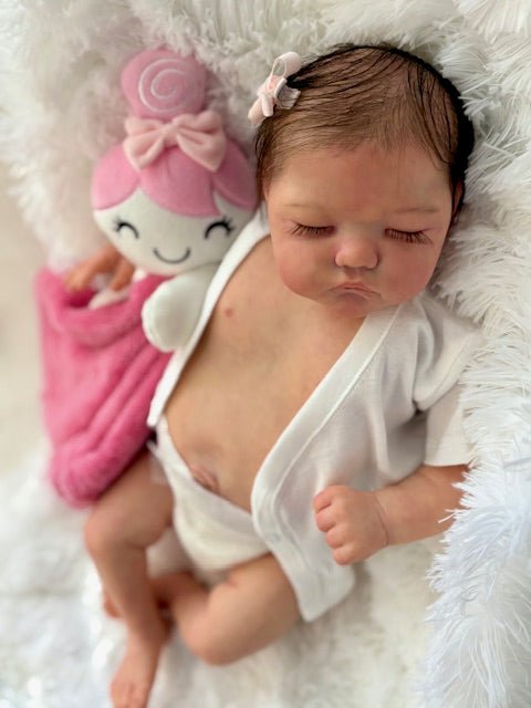 Haven – Limited Edition Sleeping Newborn Reborn Baby Girl by Shelby Hammond | Sculpt by Izzy Zhao - Keepsake Cuties Nursery
