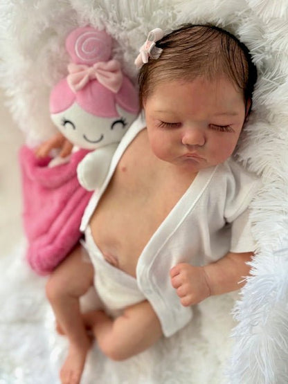 Haven – Limited Edition Sleeping Newborn Reborn Baby Girl by Shelby Hammond | Sculpt by Izzy Zhao - Keepsake Cuties Nursery
