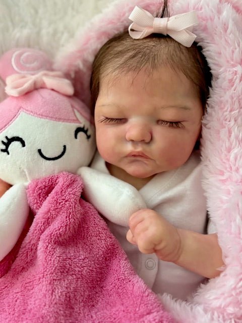 Haven – Limited Edition Sleeping Newborn Reborn Baby Girl by Shelby Hammond | Sculpt by Izzy Zhao - Keepsake Cuties Nursery