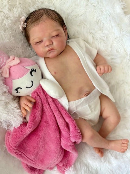 Haven – Limited Edition Sleeping Newborn Reborn Baby Girl by Shelby Hammond | Sculpt by Izzy Zhao - Keepsake Cuties Nursery