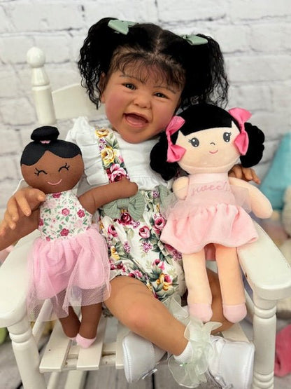 Jupiter – Limited Edition Biracial Reborn Baby Girl by Shelby Hammond | Sculpt by Melody Hess - Keepsake Cuties Nursery