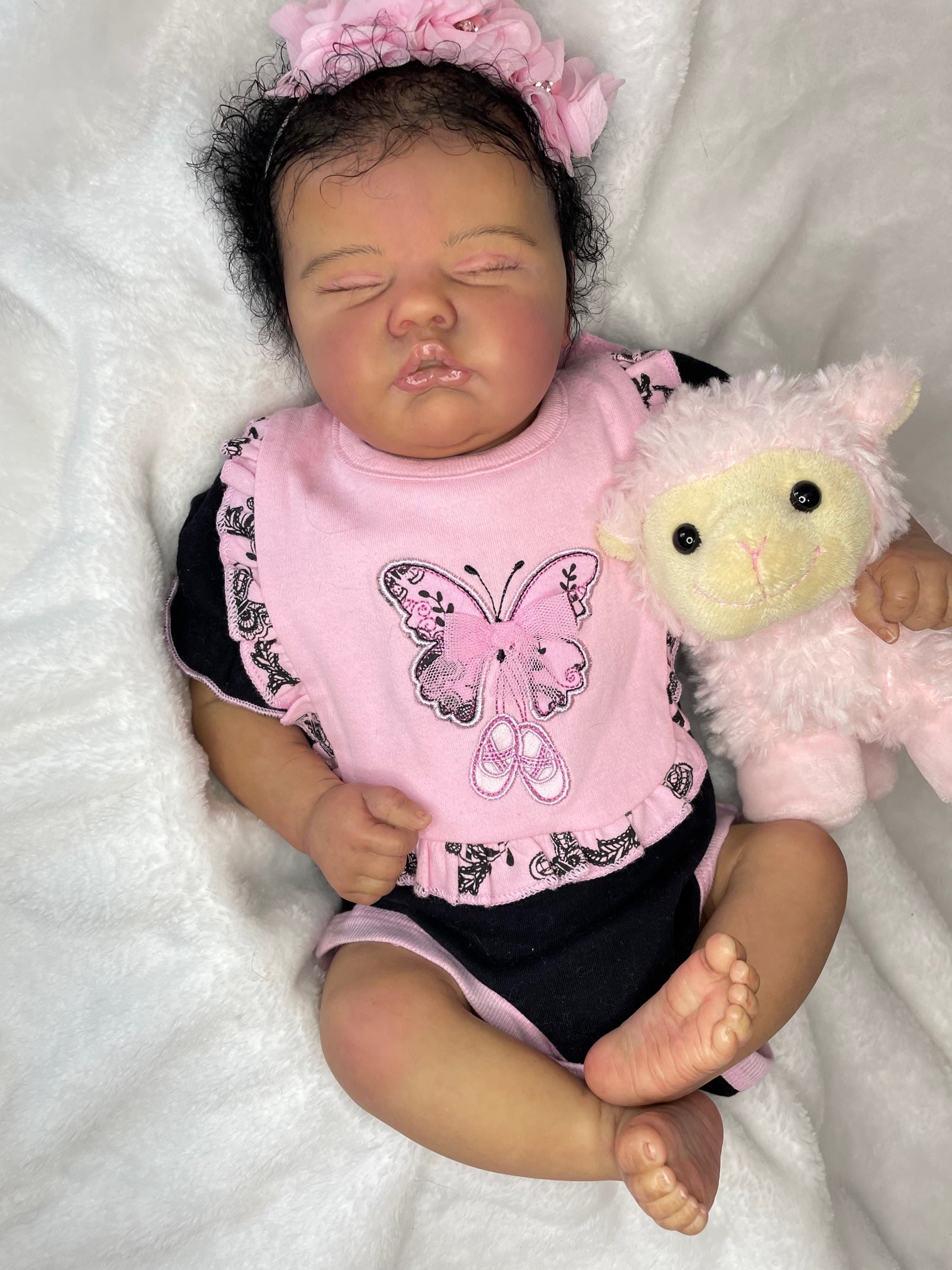 Reborn Baby Doll - Quinbee by Laura Lee Eagles - Keepsake Cuties Nursery