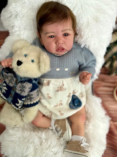 Reborn Baby Doll - Saskia by Bonnie Brown - Keepsake Cuties Nursery