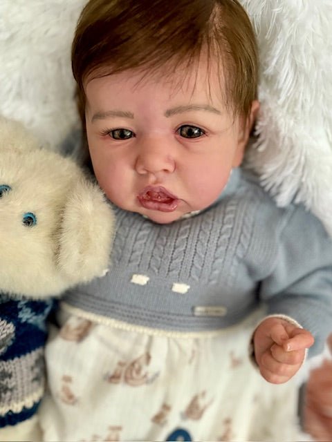 Reborn Baby Doll - Saskia by Bonnie Brown - Keepsake Cuties Nursery
