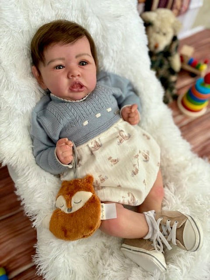 Reborn Baby Doll - Saskia by Bonnie Brown - Keepsake Cuties Nursery