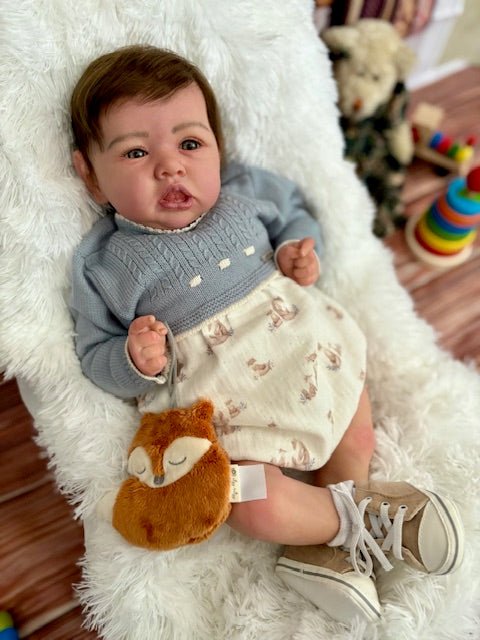 Reborn Baby Doll - Saskia by Bonnie Brown - Keepsake Cuties Nursery