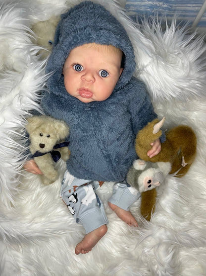 Reborn Baby Doll - Rosanne by Adrie Stoete - Keepsake Cuties Nursery