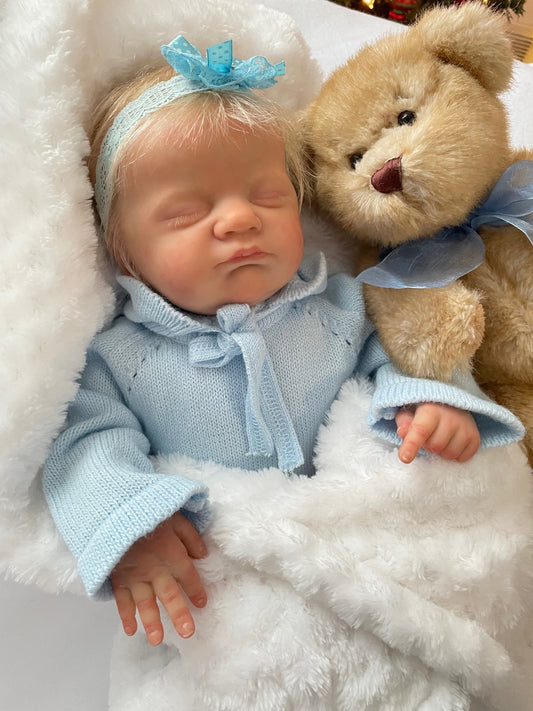 Reborn Baby Girl - Evie by Laura Lee Eagles - Keepsake Cuties Nursery