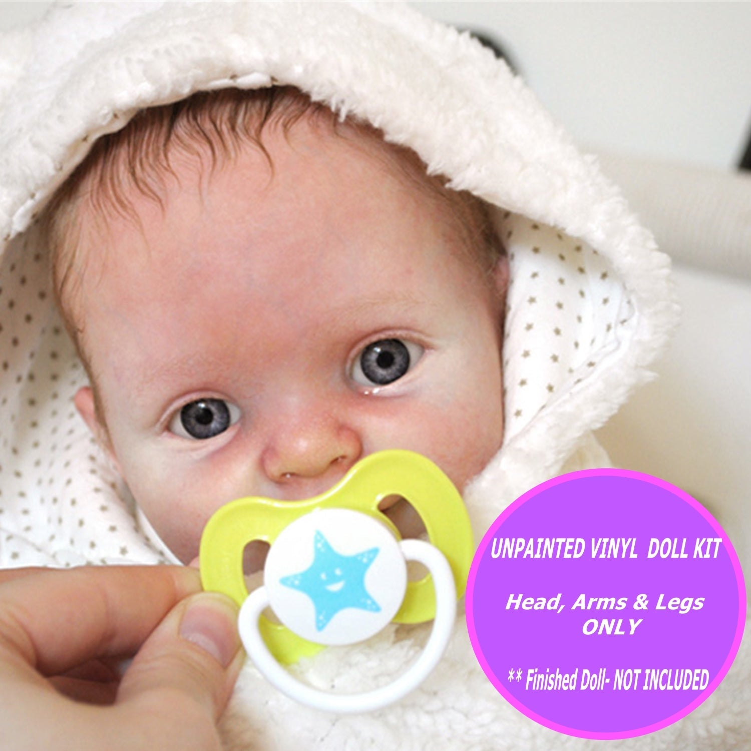 Reborn Doll Kit Candy by Donna Rubert Keepsake Cuties Nursery