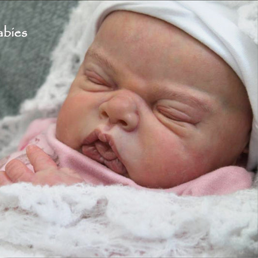New Arrival 21-inch Peaches Reborn Doll Kit, Completely Painted and Finished