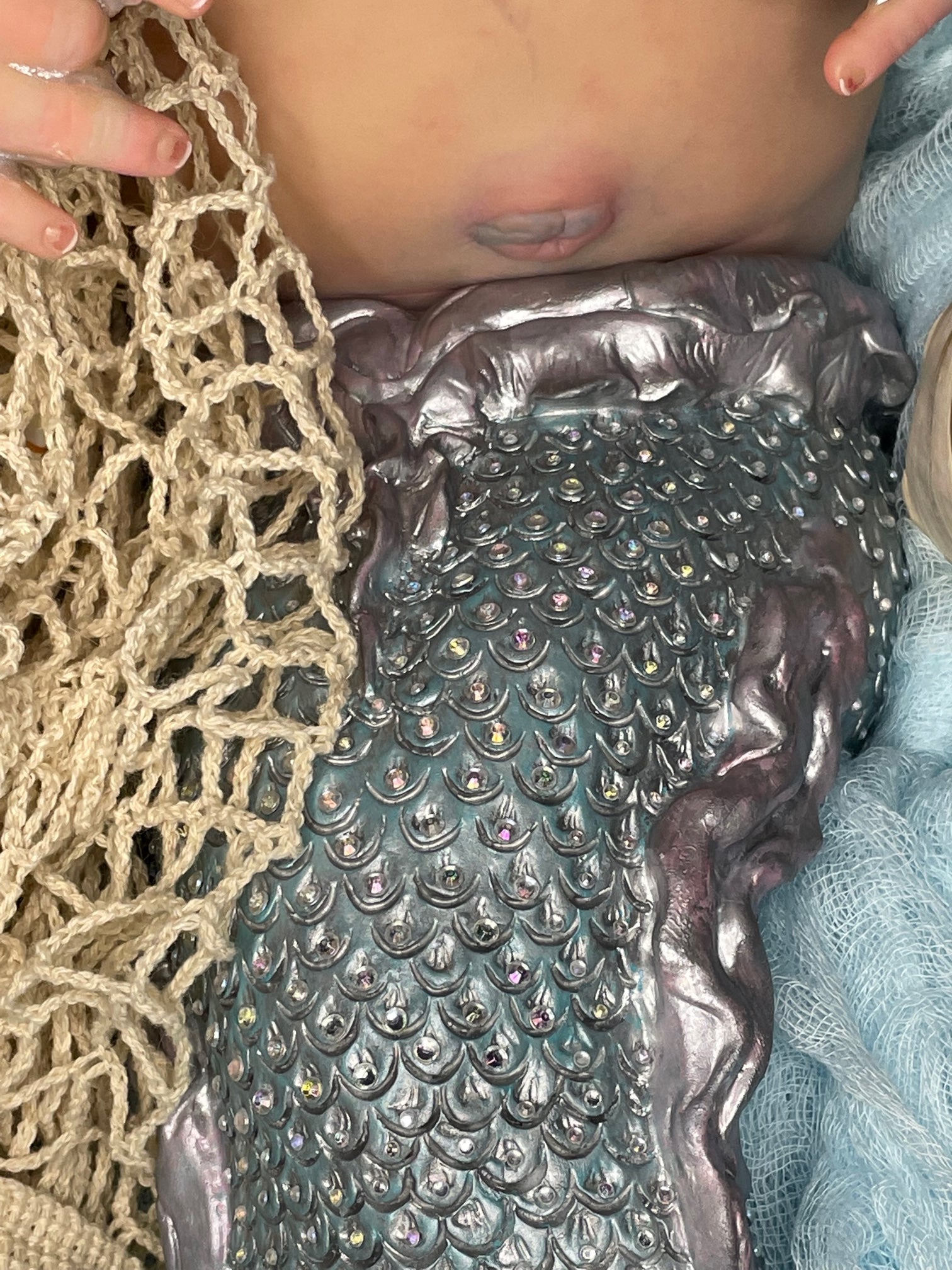 Reborn Mermaid Baby - Rhynn - Keepsake Cuties Nursery