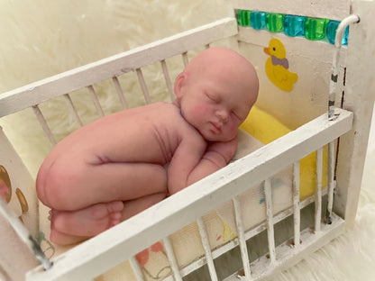 Reborn silicone doll, mini baby - Keepsake Cuties Nursery