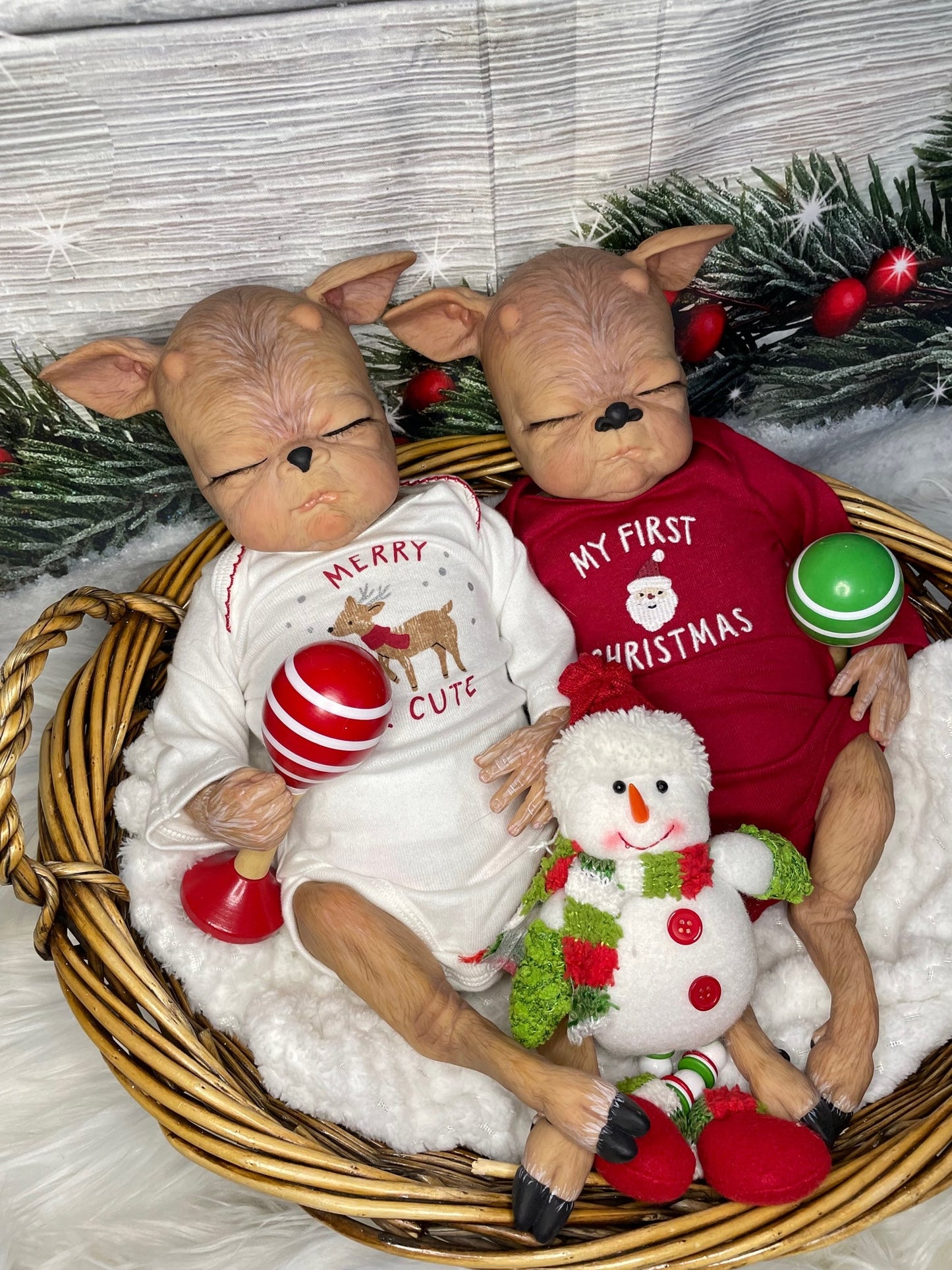 Santa's Reindeer baby - Keepsake Cuties Nursery