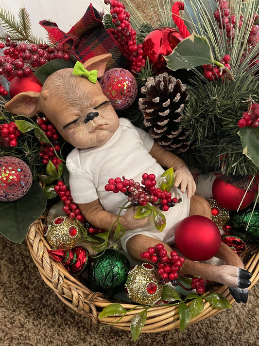 Santa's Reindeer - Reborn Fawna - Keepsake Cuties Nursery